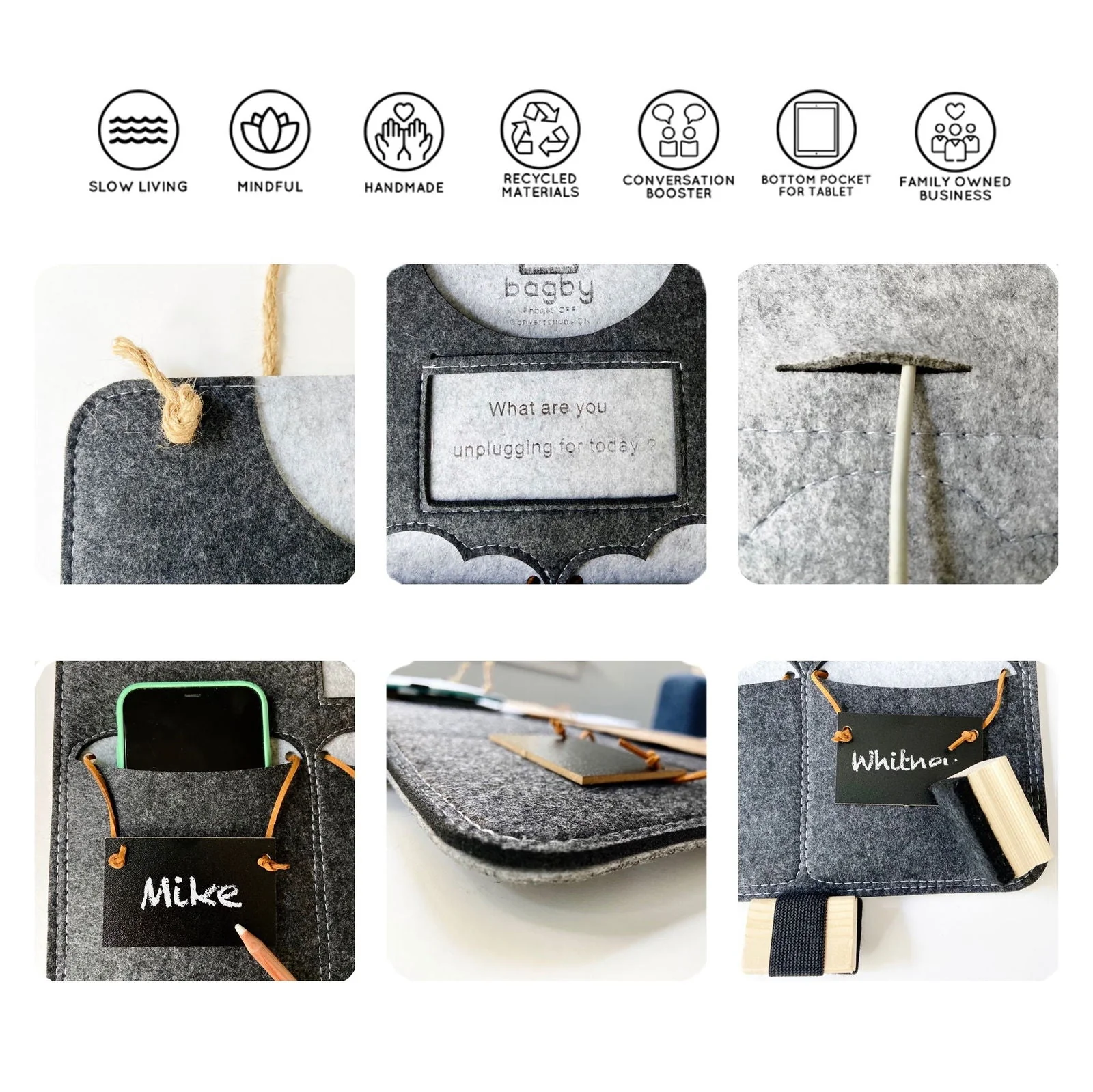 Bagby FAMILY - Phone Organizer 6+1 Pockets - Image 17