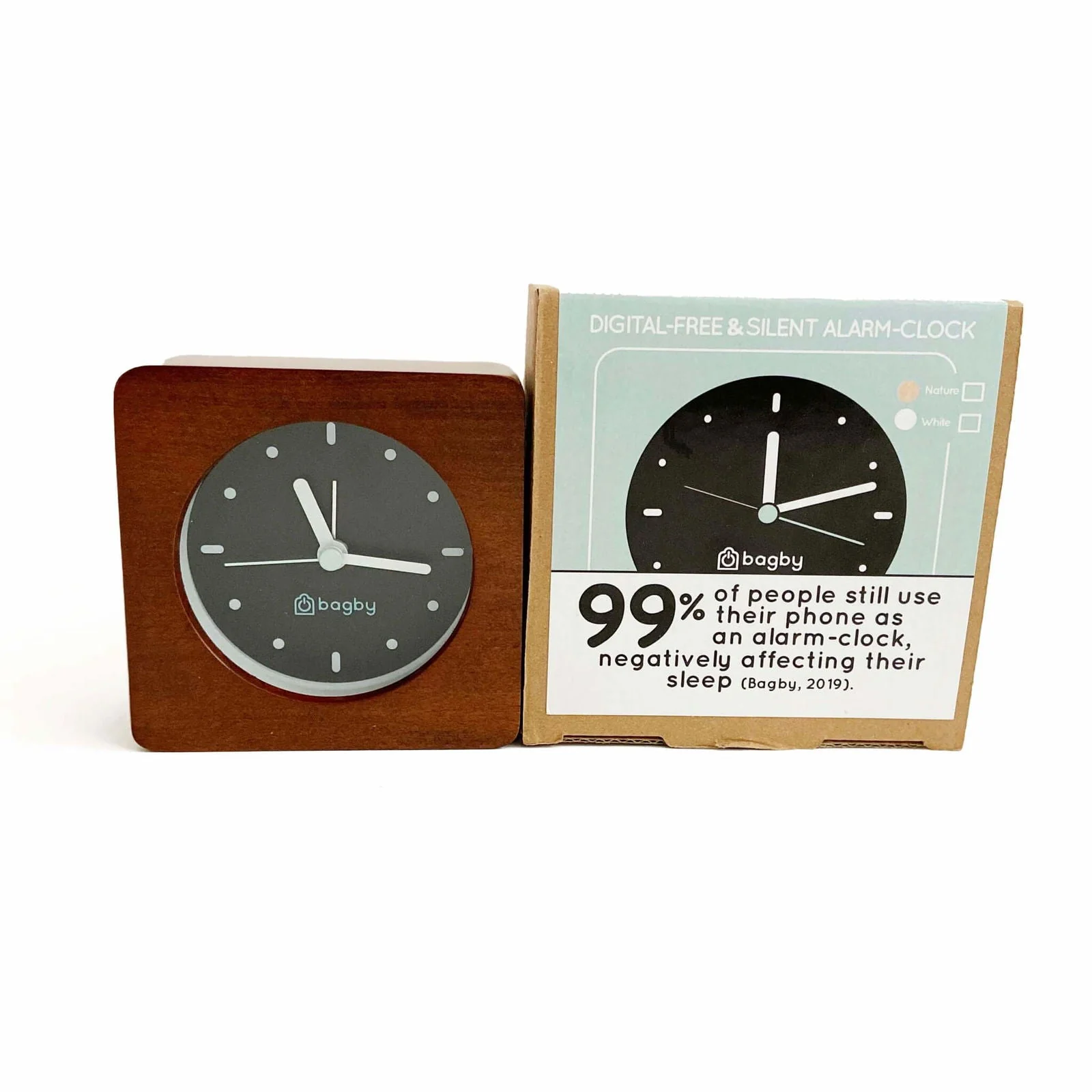 Bagby MINIMALIST - Silent Alarm Clock - Image 13