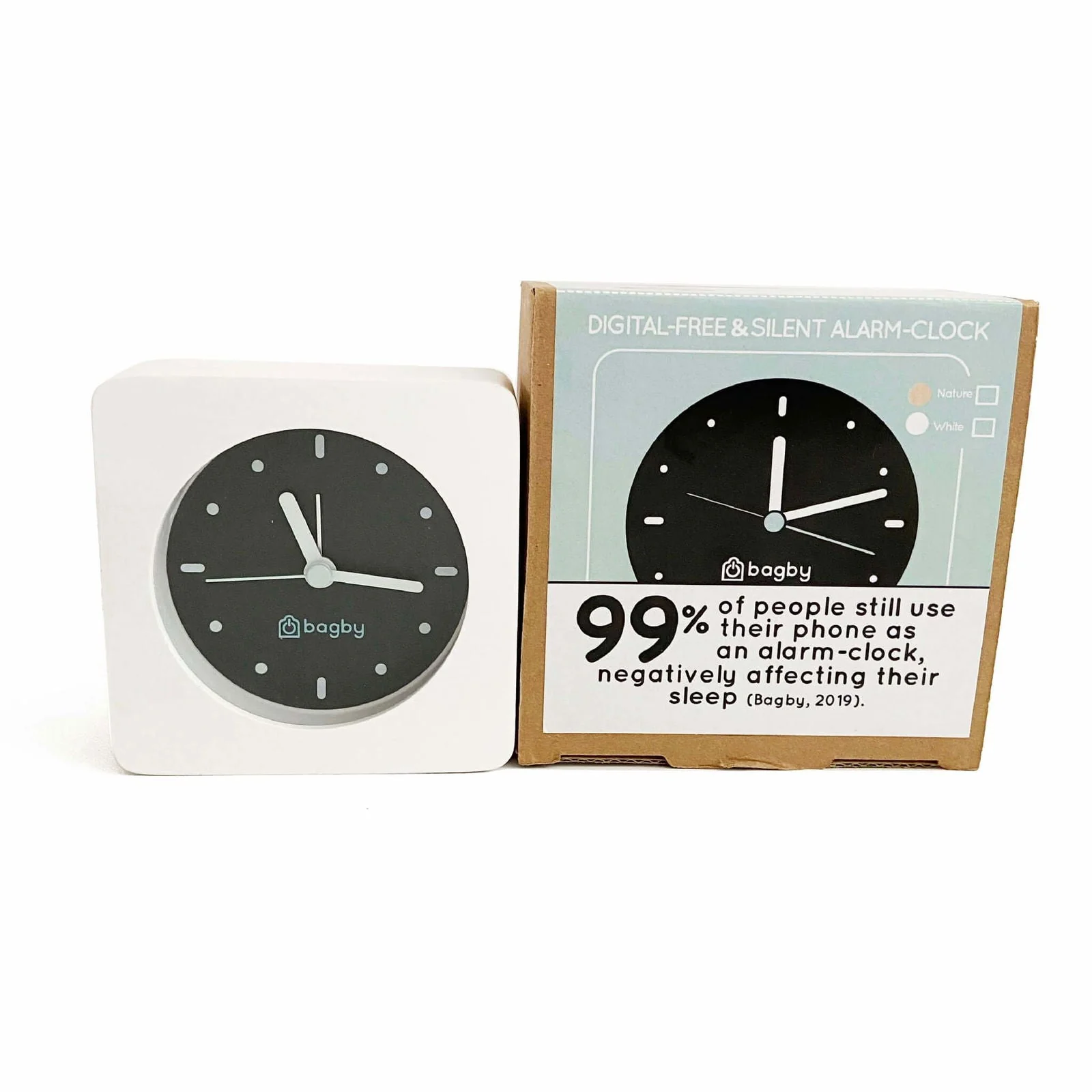 Bagby MINIMALIST - Silent Alarm Clock - Image 14