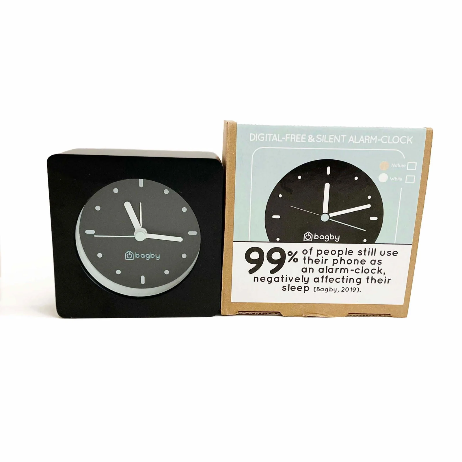 Bagby MINIMALIST - Silent Alarm Clock - Image 22