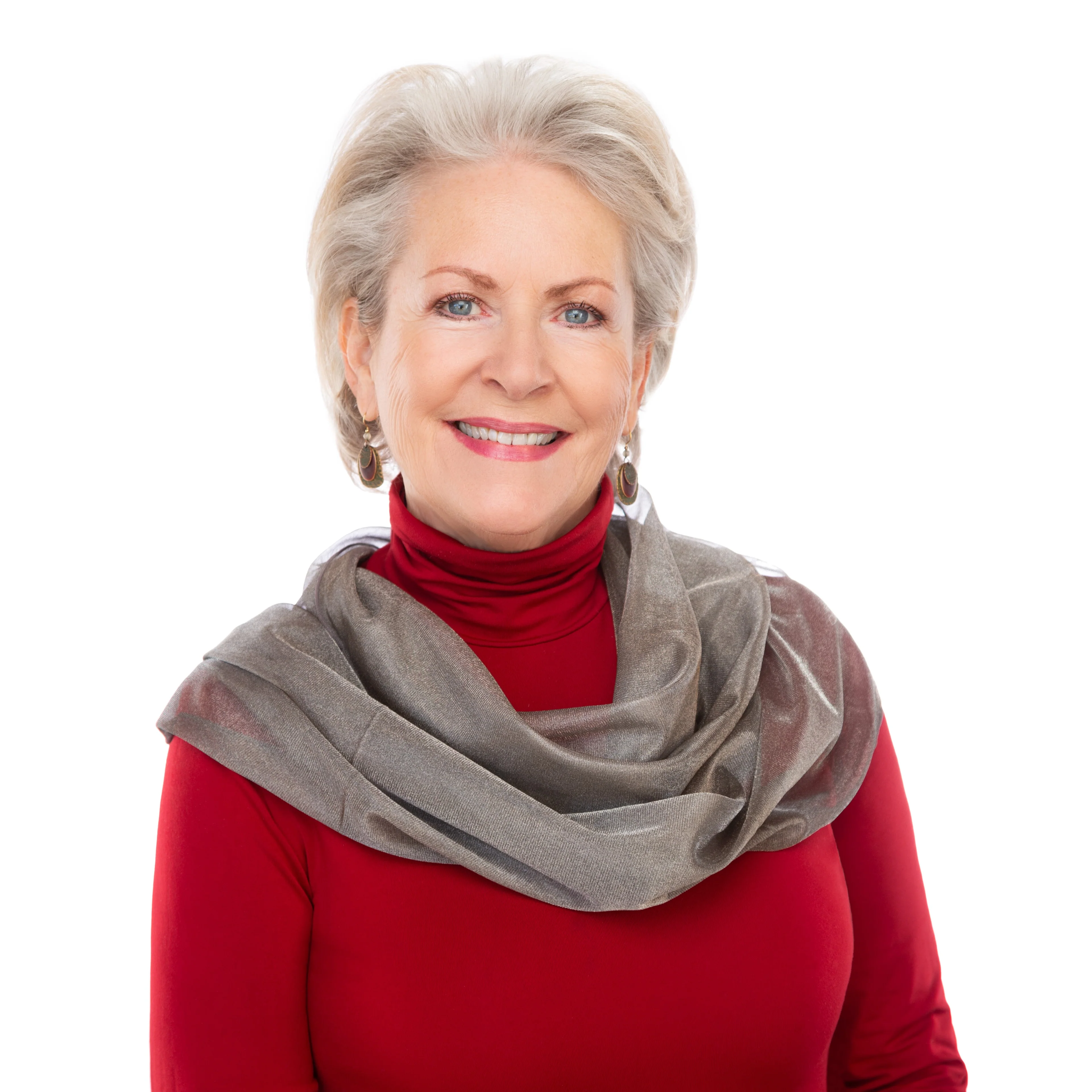 Silver Mesh Infinity Scarf - Image 3