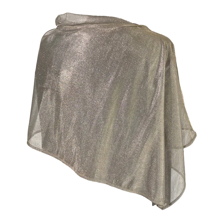 PONCHO, SILVER MESH - Short - Image 3