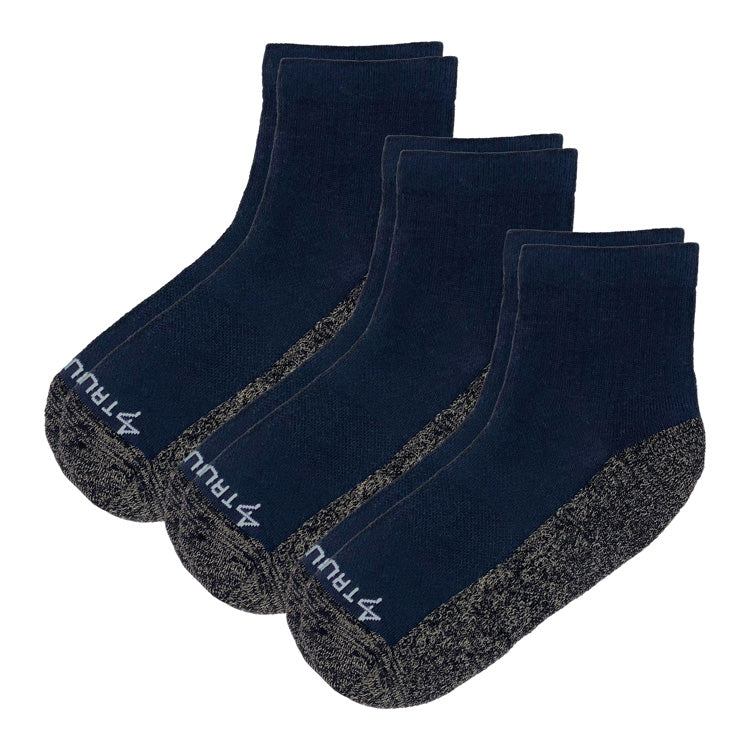 QUARTER Black Cotton Grounding Socks - Image 3