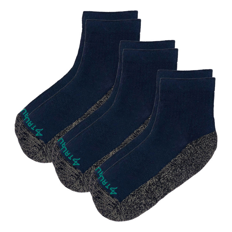QUARTER Black Merino Wool Grounding Socks - Image 6