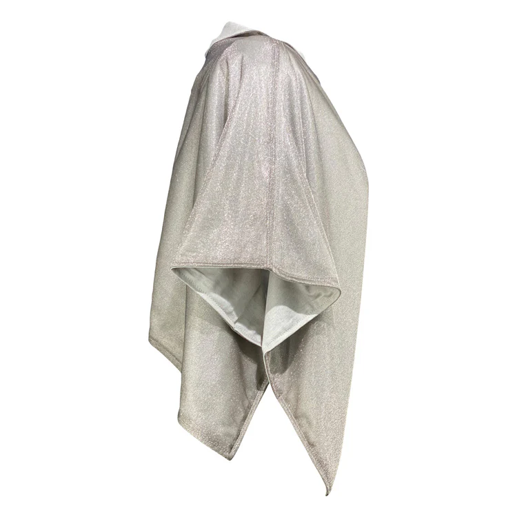 Reversible Mesh and Natural Modal Short Poncho - Image 3