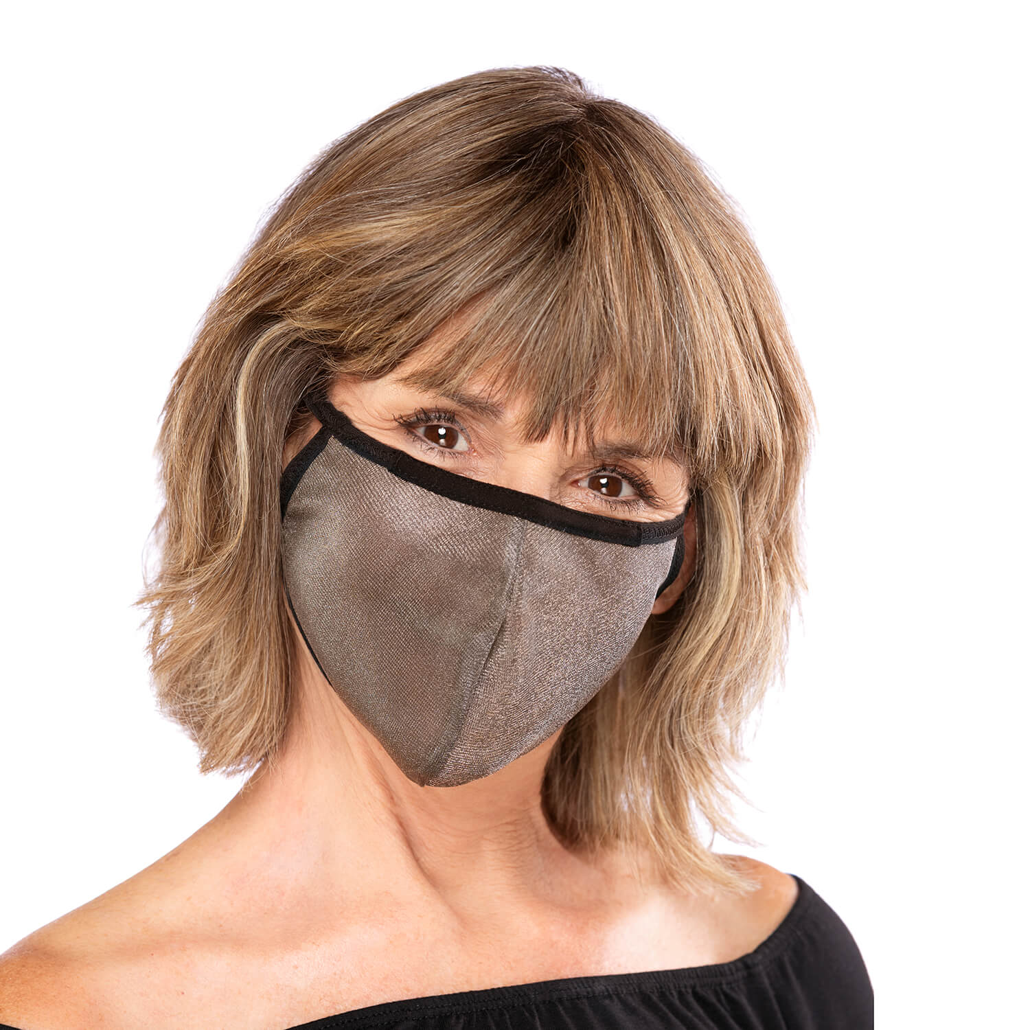 Silver Mesh Mask - Cup - Image 4