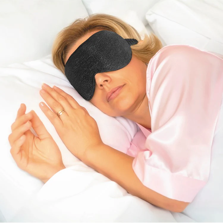 Silver & Silk Eye Mask - Image 5